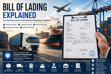 Mezinárodní přeprava, logistika a přepravní dokumentace s náložným listem, kontejnerovou zásilkou a spedičními operacemi