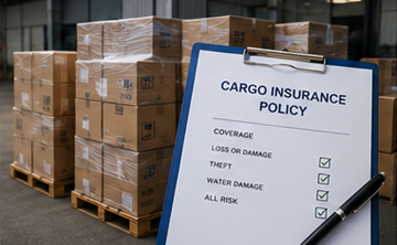 Krytí pojištění nákladu pro palety, kontejnery a přepravované zboží v logistice