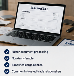 Námořní nákladní list (Sea Waybill) jako digitální přepravní dokumentace pro námořní dopravu