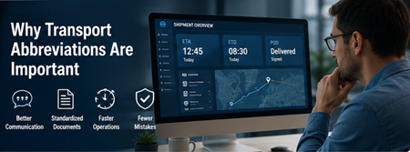 Dopravní manažer kontroluje stav zásilky, informace ETA a POD na logistickém dashboardu