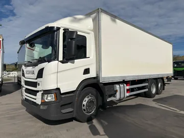 Dopravce Nákladní vozidlo Scania P360 v Vena Rakousko